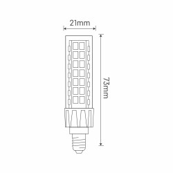 LED E14 6,8W 720lm 4000K tower INQ