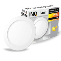 Oprawa downlight led podtynkowa LARS 12W 830 930lm IP20 slim biała