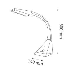 Lampka biurkowa LED Tower Nilsen czarna US002