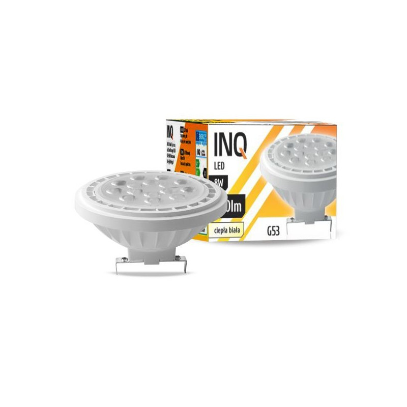 Lampa led AR111 G53 8W 830 12V 36^ 640lm biały INQ 