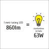 Taśma LED P2014x120 12W 860lm/m 3000K IP20 RA90 20m INQ P2014-120-20-WW-20